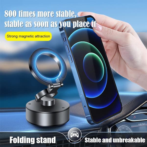 Bil Mobiltelefonholder Gravity Luftventil Universal Mount 360 Rotasjon Hot N I3W8 Black One size