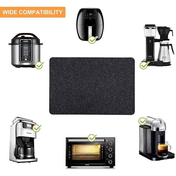 Varmebestandig Matte for Air Fryer, 2 stk