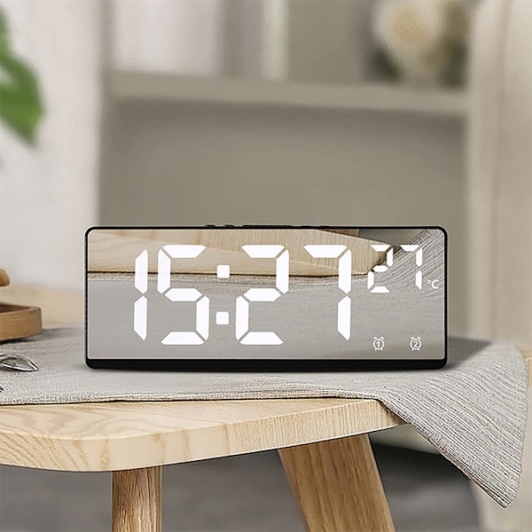 Digital Clock Time Management Practical Multifunction Bedroom