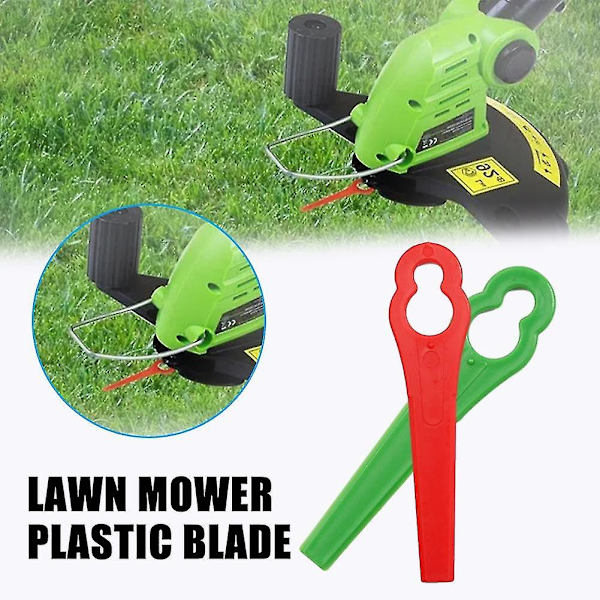 100 Stykker Erstatningstrimmer Einhell Plast Hage Plen Tip Trimmer Gress Einhell Hagearbeid Red