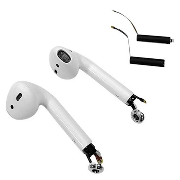 2 kpl korvausparistot Airpods 1 ja 2 sukupolvelle, akun h Black