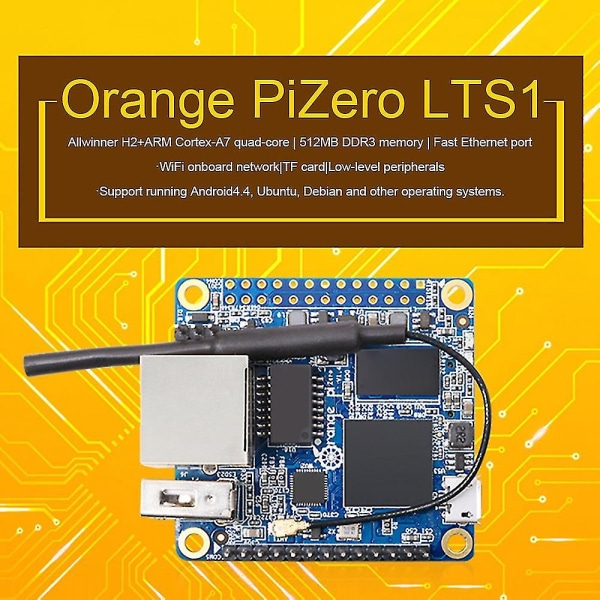 For Orange Pi Zero Allwinner H3 Chip 4-kjerne -a7 512mb Ddr3 Minne Datamaskin Utviklingstavle Progra