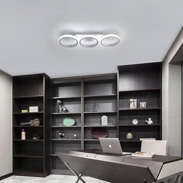 Moderna LED-taklampor, vit rund design inomhus takbelysning för sovrum vardagsrum