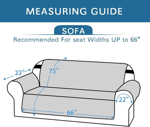 Vendbart sofabetræk til 3-personers sofa, vandafvisende sofabetræk med elastikbånd (Sofa, Grå/Beige) Three-seater