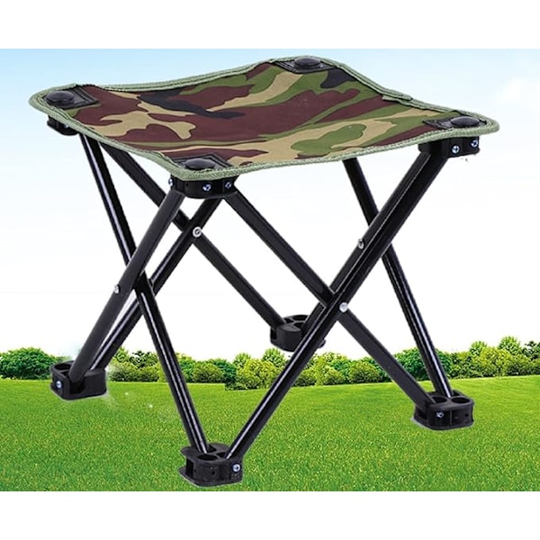 Campingpall, Bärbar Fällbar Pall för Vandring, Fiske, 130kg