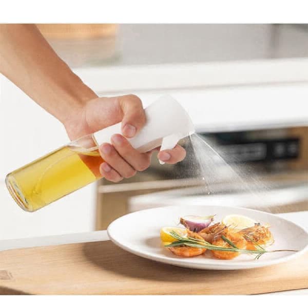 2-pak Glas Sprayflaske til Olie & Eddike - 200ml Sort
