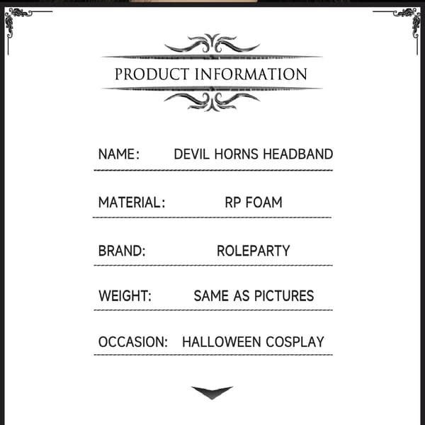Halloween Djevelhorn Pannebånd DIY Montering Cosplay Hårtilbehør Rekvisitt, Transformerbart Festkostyme Hodeplagg for Kvinner og Menn, Justerbart A2