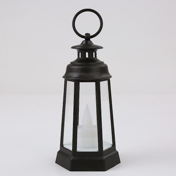 LED lanterne Lyslygte SØLV silver