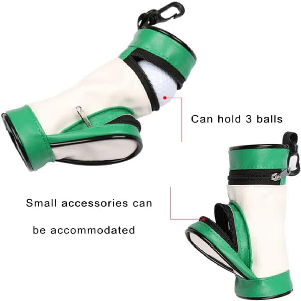 Golfbollhållare Bärbar Golf Tee Pouch Golfboll Förvaringsväska för Golfentusiaster blue