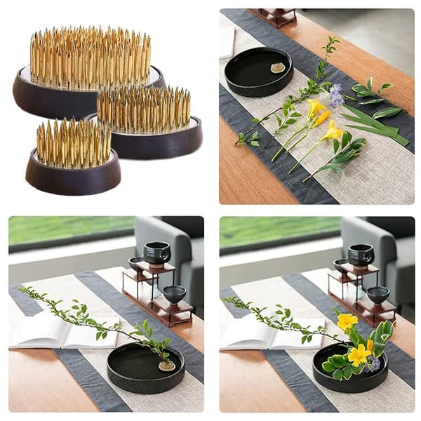 Blomsterfakir Kenzan Nålhållare Ikebana Mix 3 M 2-Pack