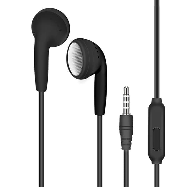 Kablede hodetelefoner med mikrofon, in-ear, 3,5 mm black