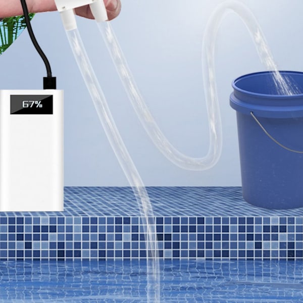 5V2A USB mini vannpumpe med slange 4L/min Selvsugende pumpe USB strøm Høy effektiv vannpumpe 3 meters 0.28