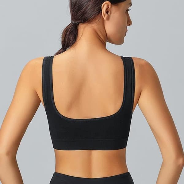 2 urheiluliivien setti naisille, plus-koon urheiluliivit White S