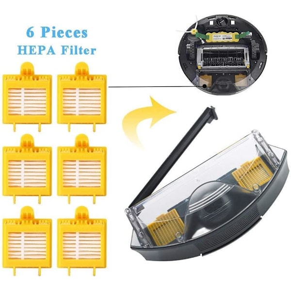 Vedlikeholdskit for iRobot Roomba 700-serien Gul Yellow one size