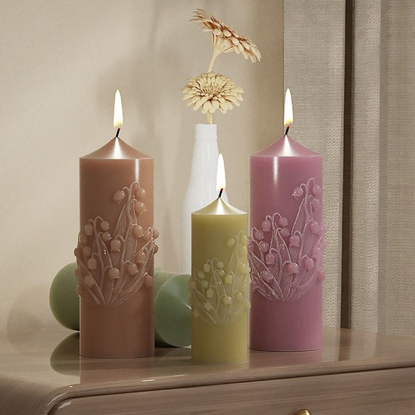3D Cylinder Lysform Kage Resin Form BETWEEN Middle