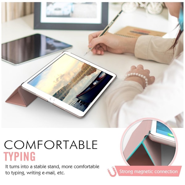 iPad Air 2 Smart Cover Kotelo kuori Ruusukulta