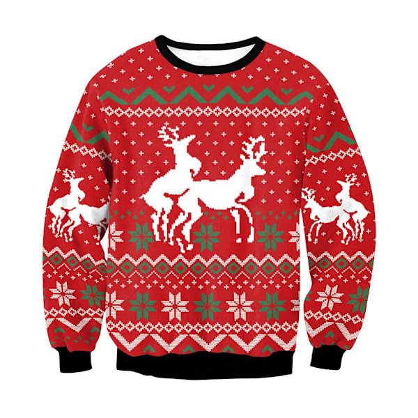 Men Women Funny Ugly Christmas Sweaters Jumpers Tops 3d Novelty Printed Autumn Winter Festive Clothing Pullover Xmas Sweatshirt