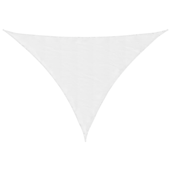 vidaXL Solsejl Oxford-stof Trekantet 4x4x5,8 m Hvid White Vit