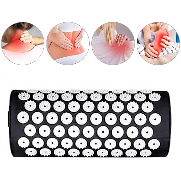 Spikkudde för ökat välbefinnande - Spikkudde - Spikepillow Svart