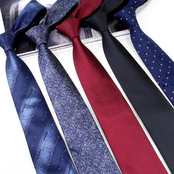 Mote slips Klassisk blomstret vevd jacquard håndlaget slips for menn