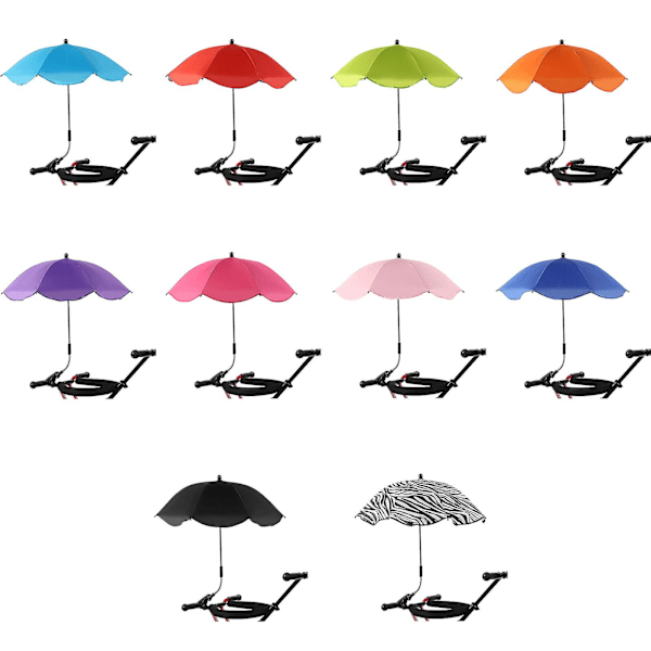 Universal Stolskjerm med Justerbar Klemme, UPF 50+ Clip On Parasoll AuBY Purple