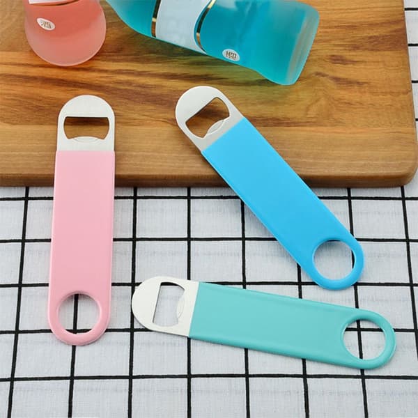 6 stk. Flat Flaskeåpner Ølåpner Bartender Tilbehør 6 Pcs