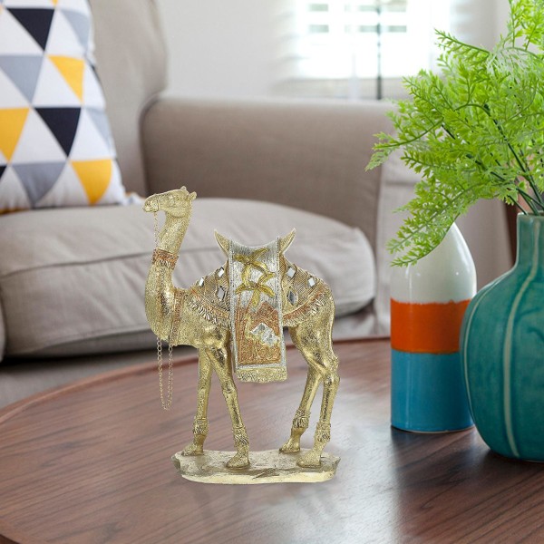 Resin Camel Statue Modern Mellanöstern Klassisk stil Kamel Bokhylla Inredning 25.00X16.00X7.00CM