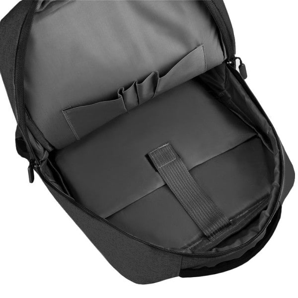 Vandtæt sort rygsæk computertaske