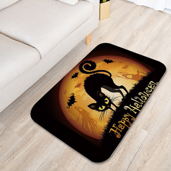 Halloween Blodspor Gulvmåtter Køkken Soveværelse Dørprint Stue Gulvmåtter Nye Dørmåtter Ａ-12 50*80cm