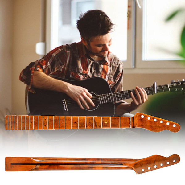 Lönn 21 Band Elgitarrhals för TL Tele Ersättning 0.7