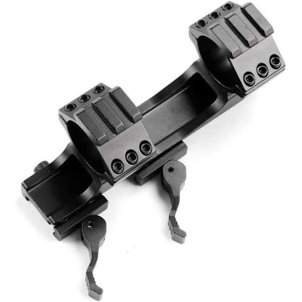 1\" Högprofil Dubbelrör Kikarsiktesfäste Ring 25.4Mm/30Mm Kikarsiktesfäste Montering Snabbfäste 20Mm Picatinny Weaver Rail