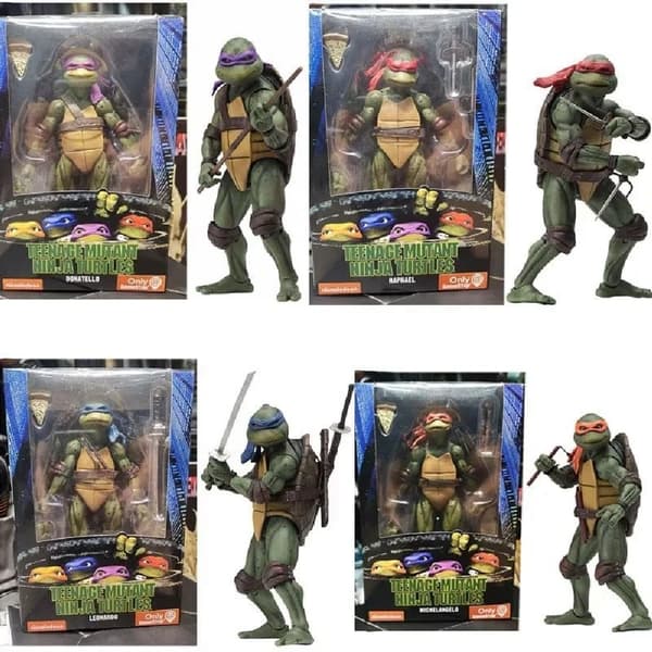 1990 filmversion Teenage Mutant Ninja Turtles TMNT Limited Edition Actionfigur Bokset Modelfigur D