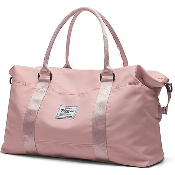 Resa Duffel Bag, Sport Tote Gym Bag, Shoulder Weekender Overnight Bag för kvinnor