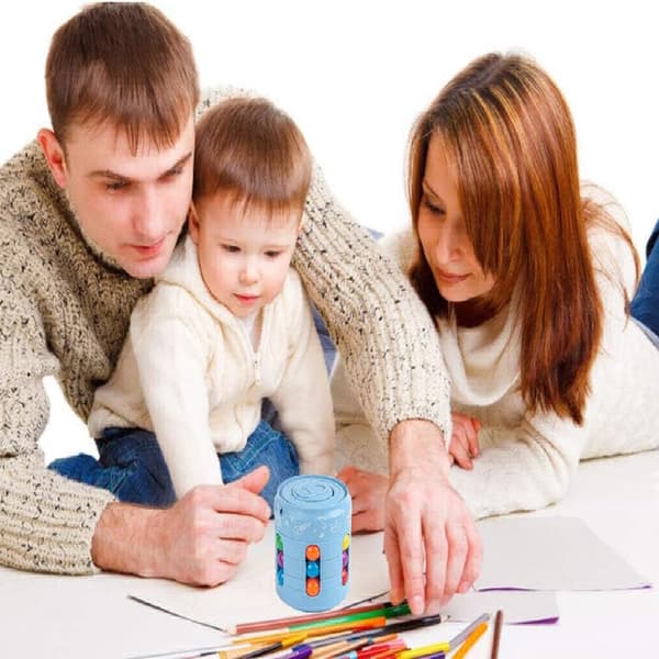 Magisk Roterende Bønnespil Form Dekompression Legetøj - Håndholdt Puslespil
