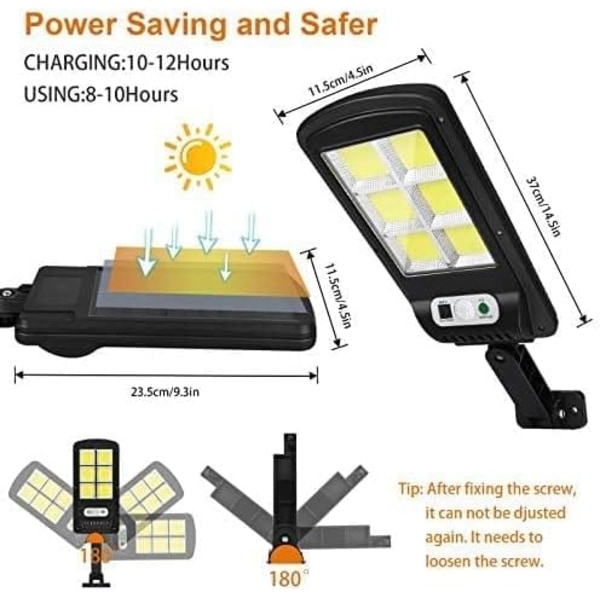 Solarlampa utomhus med rörelsesensor