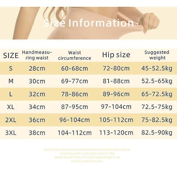 Buttlyftande Shapewear för Kvinnor med Höftkuddar, Förstärkande Trosor, Formande, BEIGE BEIGE S