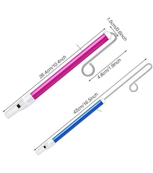 Slide Flute 3-delad Slide Flute Metall Slide Whistle Leksak Glidande