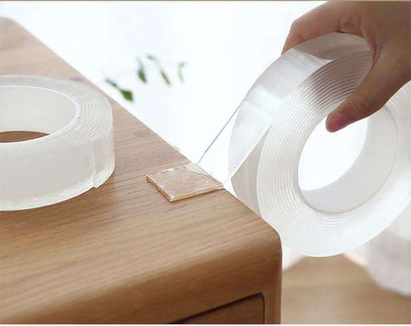 NanoTape Gjenbrukbar Dobbeltsidig Transparent - 3M Transparent transparent