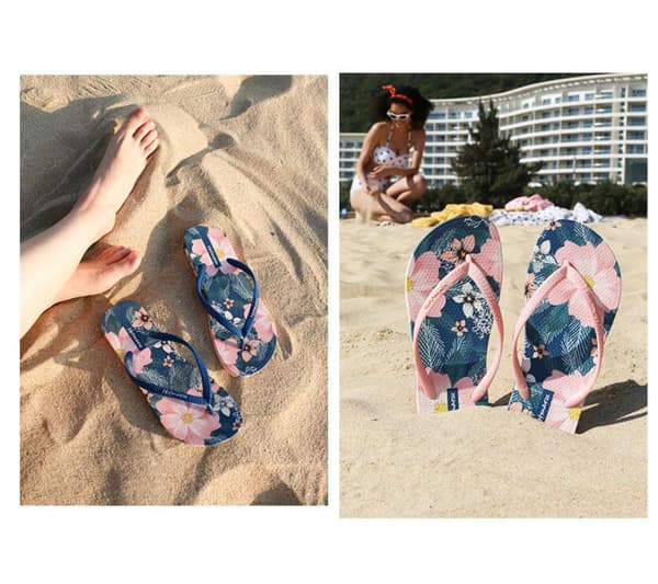 Klipklappere til kvinder hawaiiansk pink pink 42