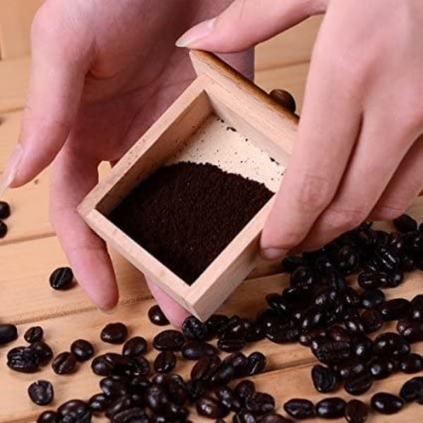 Manuell Kaffekvarn Handvevad Kaffebryggare 9,7 x 9,7 x 20,7