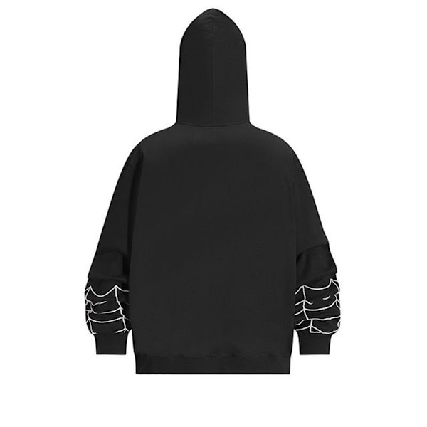 Halloween-hettegensere for menn 2024, salg, hettegenser med spindelvevmønster, nyhet 3D-trykt hettegenser #1 #1 XL