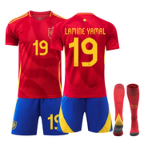 Lamine Yamal 19 Spain EC Home Shirt Latest Adult Kids Football Shirt For The New Season Away sjx