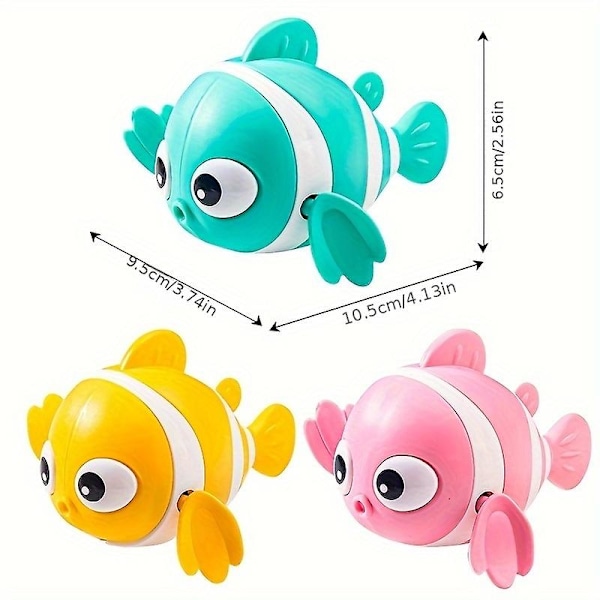Barnbadleksak Baby leksaker vatten clownfisk Y