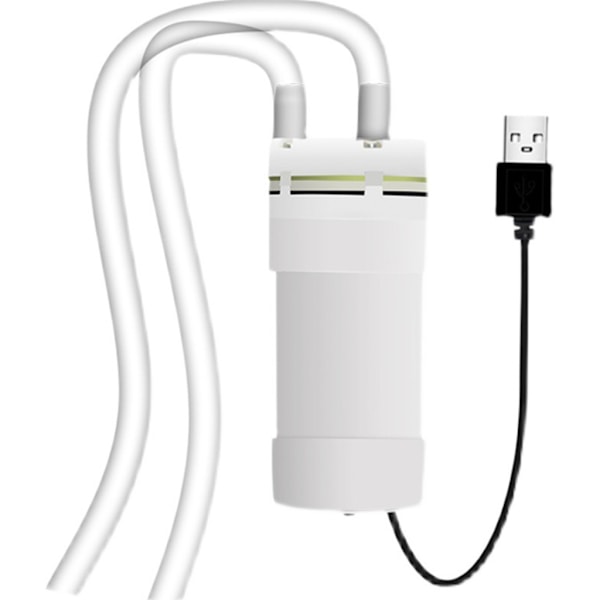 5V2A USB mini vannpumpe med slange 4L/min Selvsugende pumpe USB strøm Høy effektiv vannpumpe 3 meters 0.28
