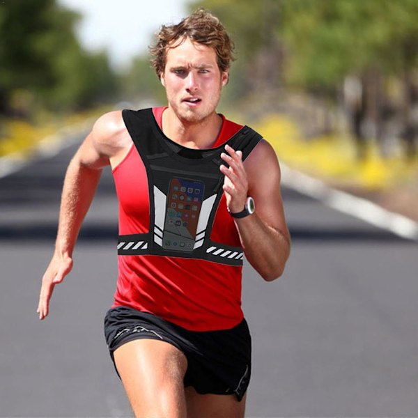 Brystsele for Telefon | Justerbar Sportsbrystselelomme | Passer
