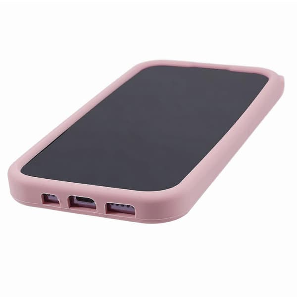 3D bart katt silikondeksel til iPhone 16 Pro - Rosa flerfarget Multicolor Pink