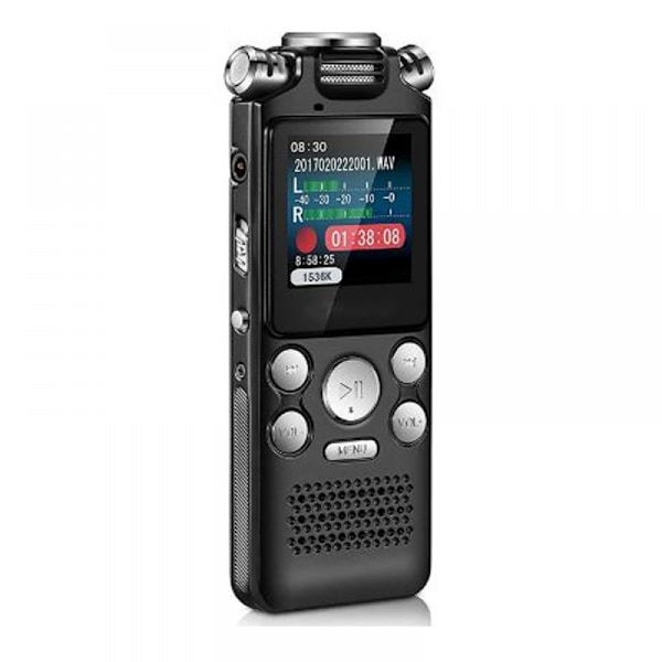 (16GB) Stemmestyret stemmeoptager Mini digital stemmeoptager
