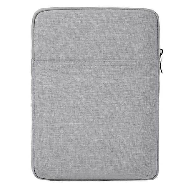 Ohut kotelo 8 tuuman tableteille, vedenpitävä suojapussi taskulla - vaaleanharmaa monivärinen Multicolor Light Grey