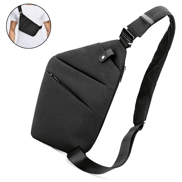 Stöldskydd Crossbody Väska Lätt Ryggsäck för Resor