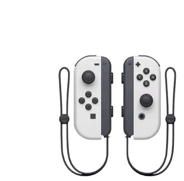 Nintendo Switch Controller Joycon Trådløs Bluetooth Spilcontroller Fjernbetjening Væk med Snor white